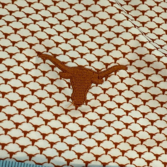 The Forty Acres Collection Texas Longhorns AOP White ECOTEC Ladies Polo Shirt MD - Picture 3 of 11